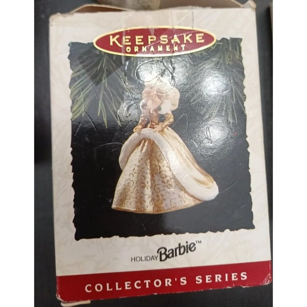 1994 Hallmark Keepsake Holiday Barbie Collector's Series 2 Christmas Ornament